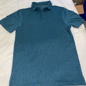 Men’s Champion like new green polo shirt with collar , sz S